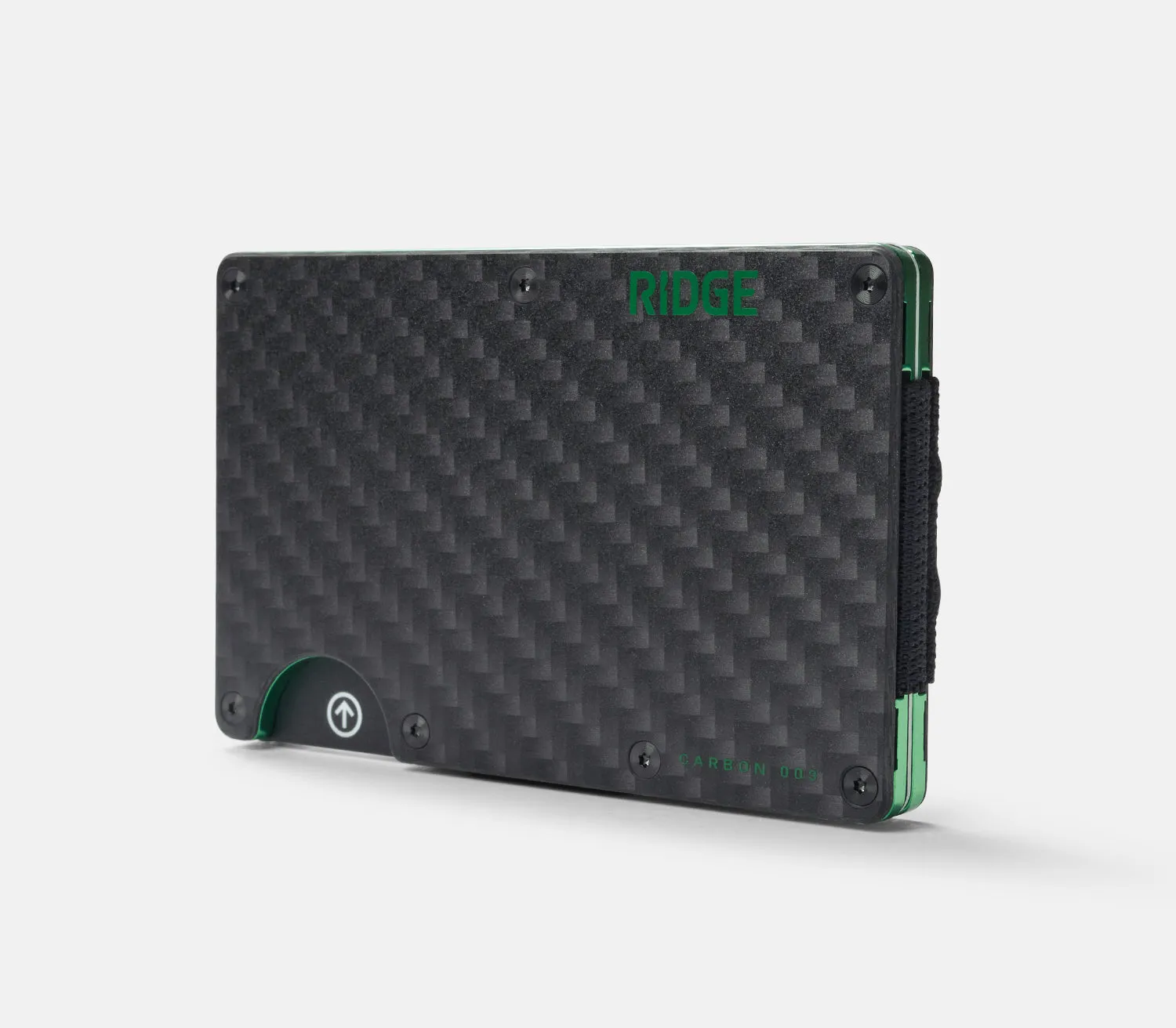 Ridge Wallet - Voodoo Green Carbon 003