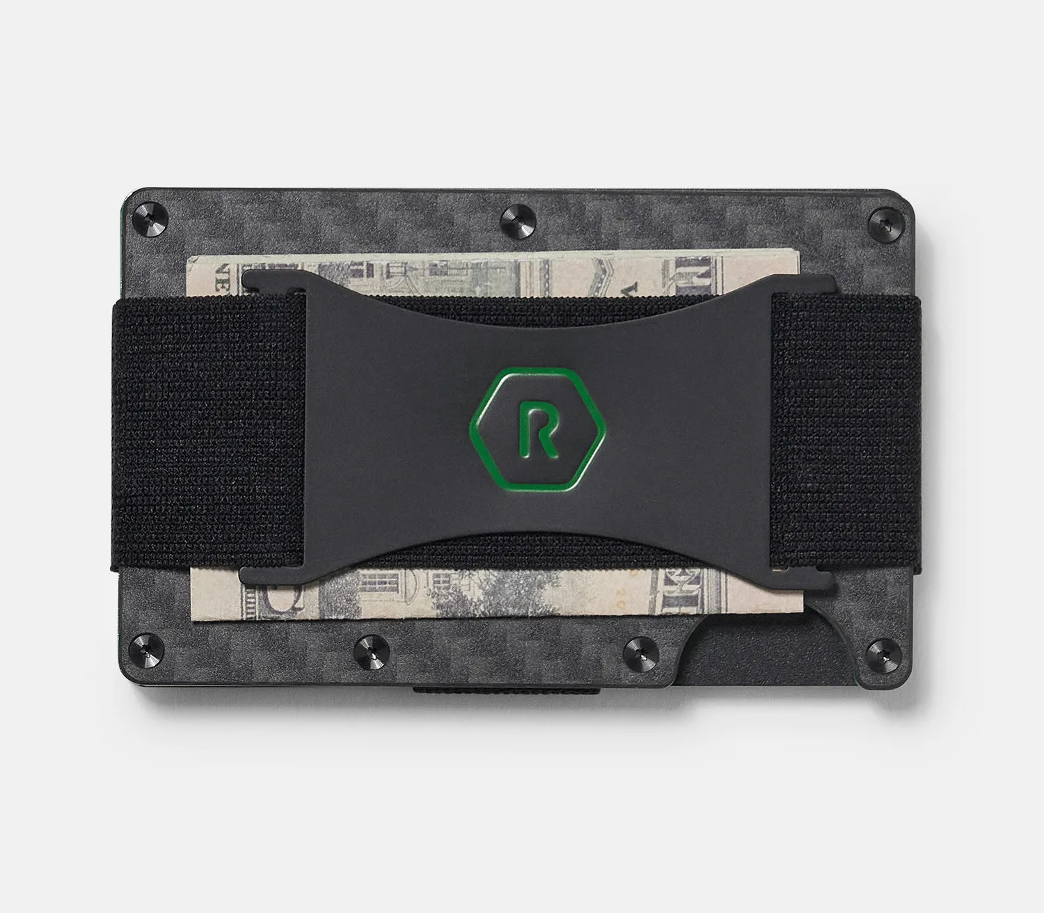 Ridge Wallet - Voodoo Green Carbon 003