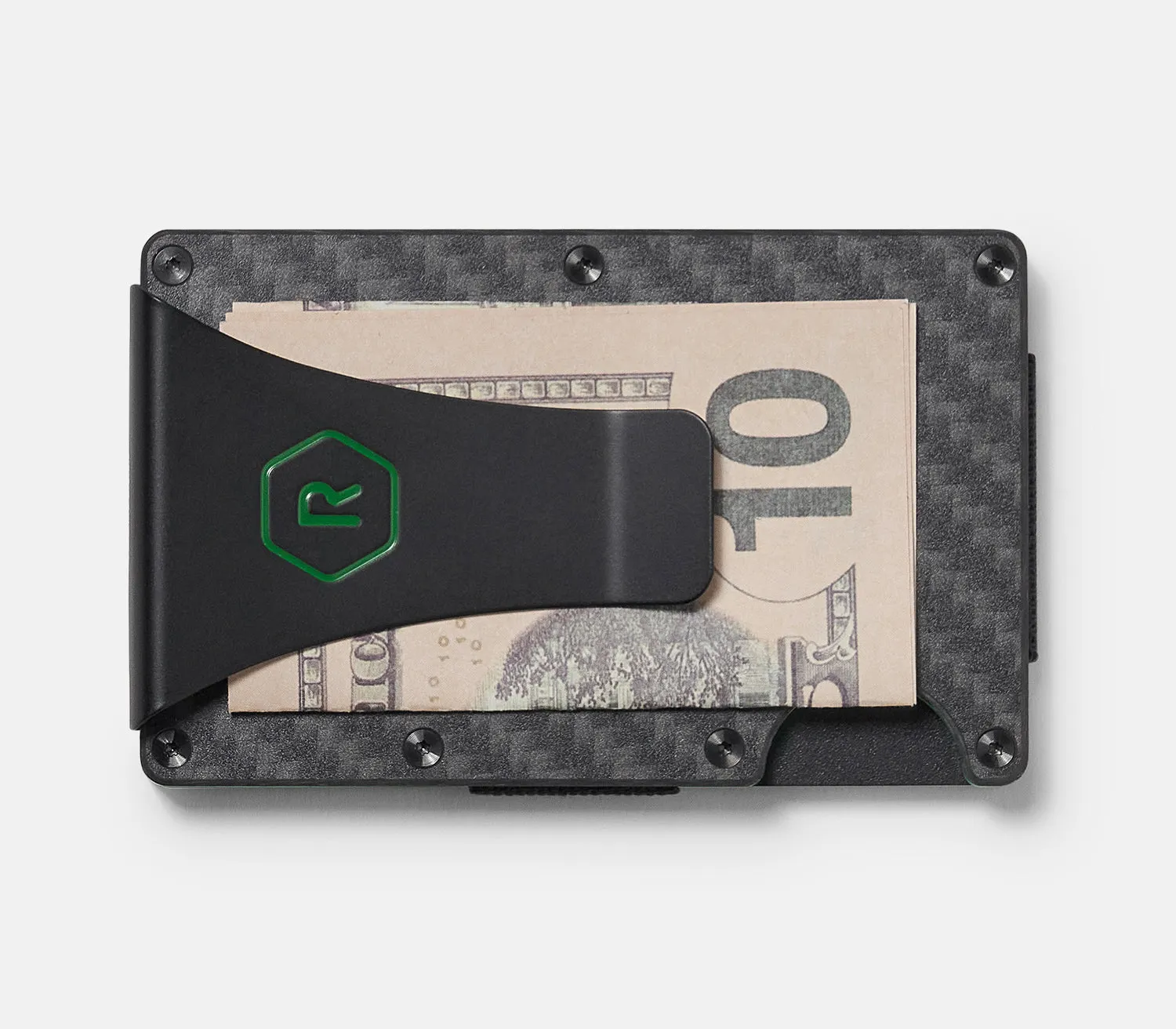 Ridge Wallet - Voodoo Green Carbon 003