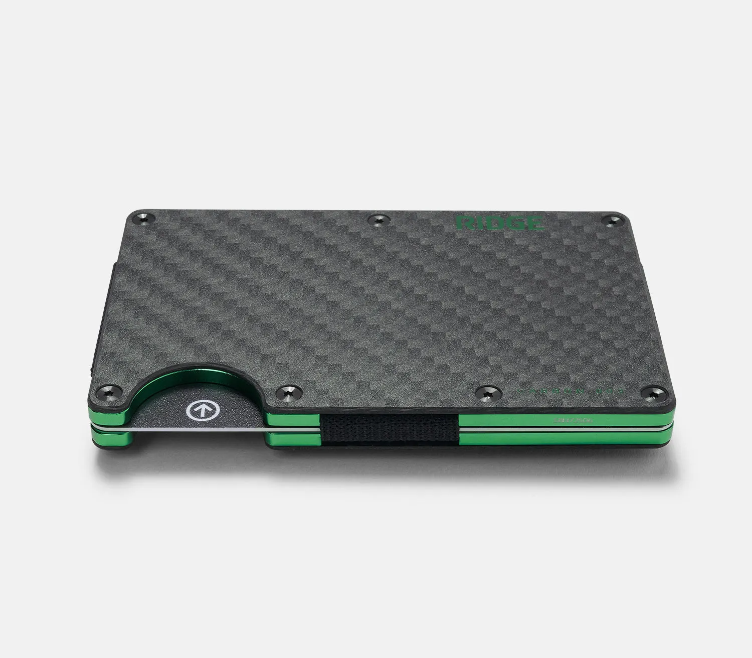 Ridge Wallet - Voodoo Green Carbon 003