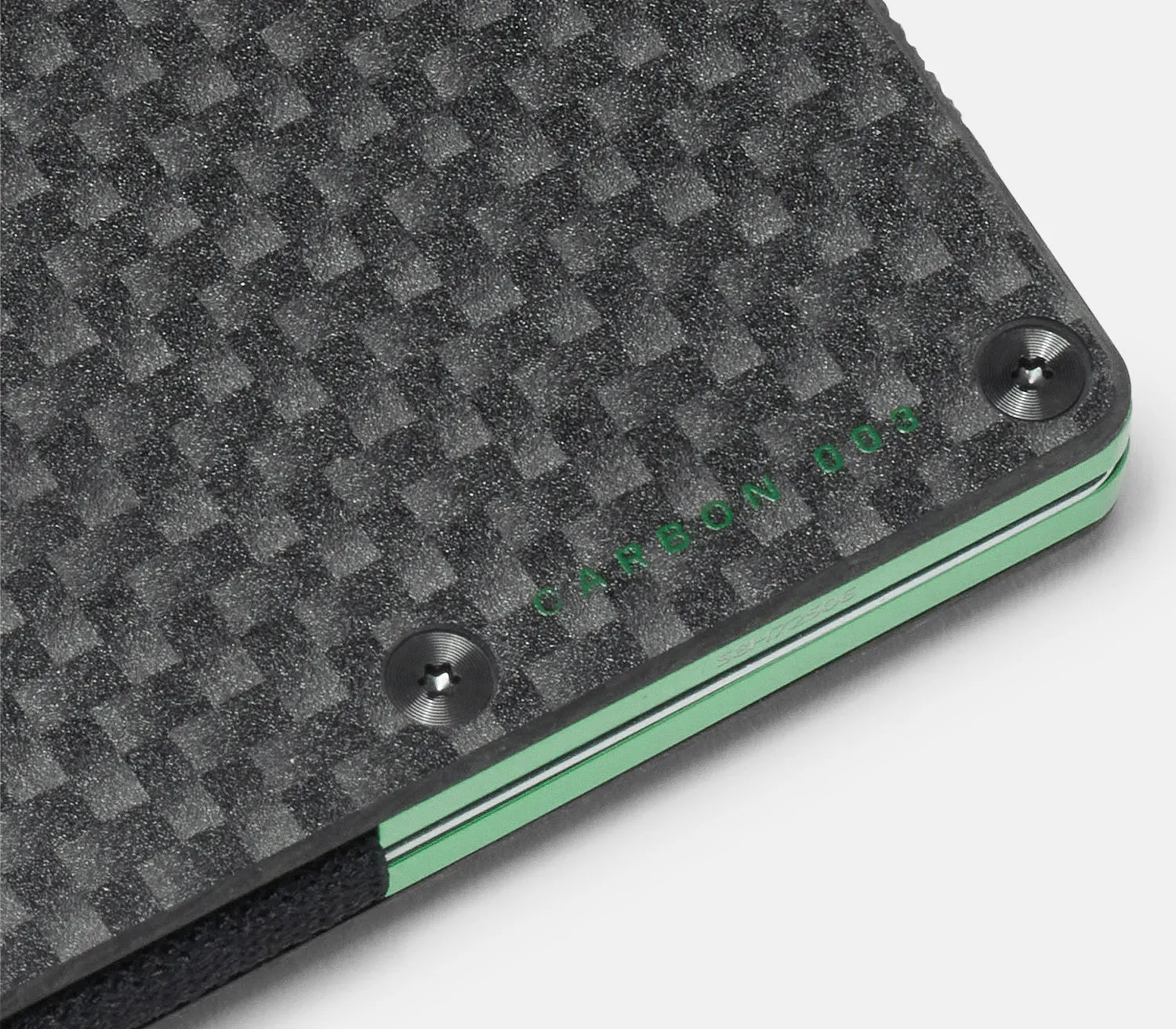 Ridge Wallet - Voodoo Green Carbon 003