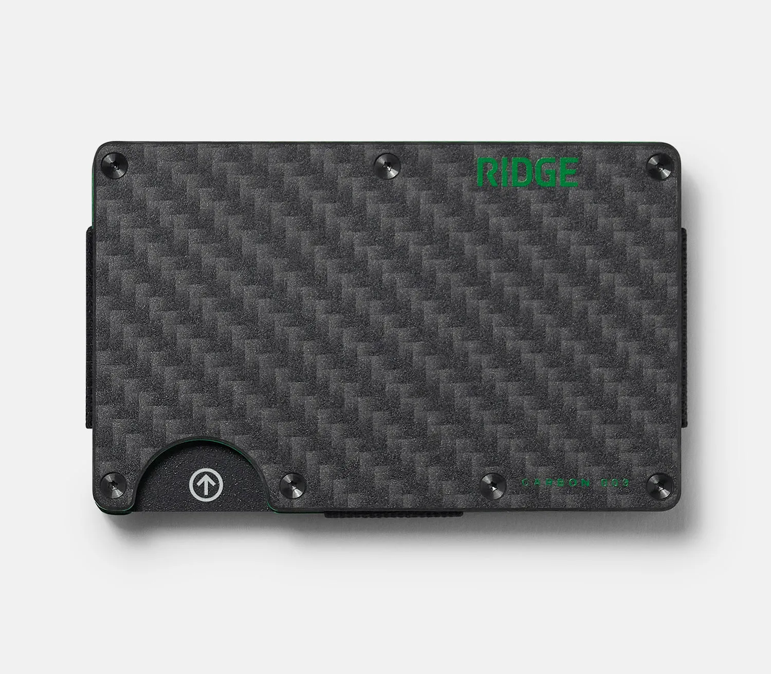 Ridge Wallet - Voodoo Green Carbon 003