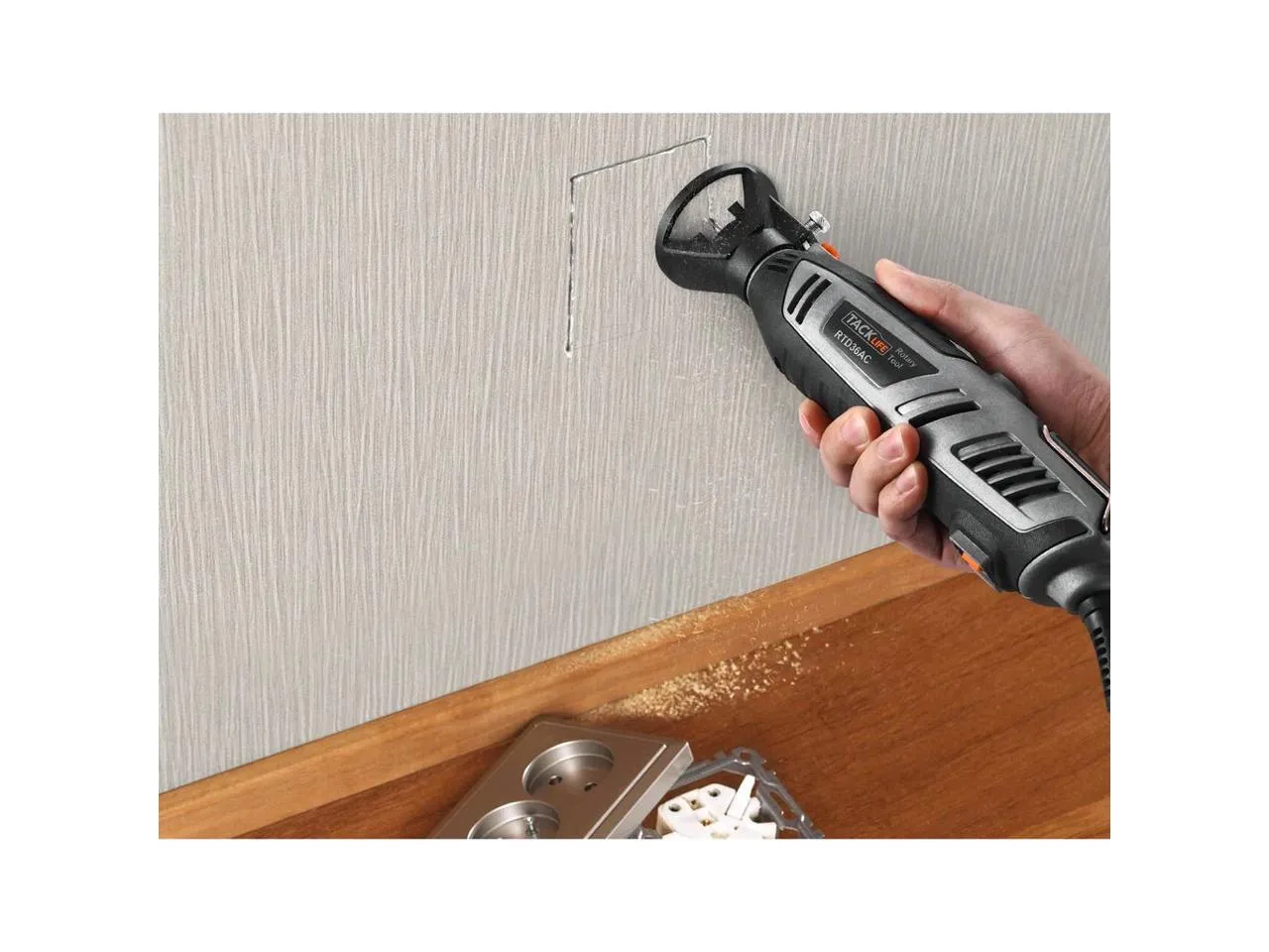 Rotary Tool 1.8 Amp Power with MultiPro Keyless and 170 Accessories - RTD36AC