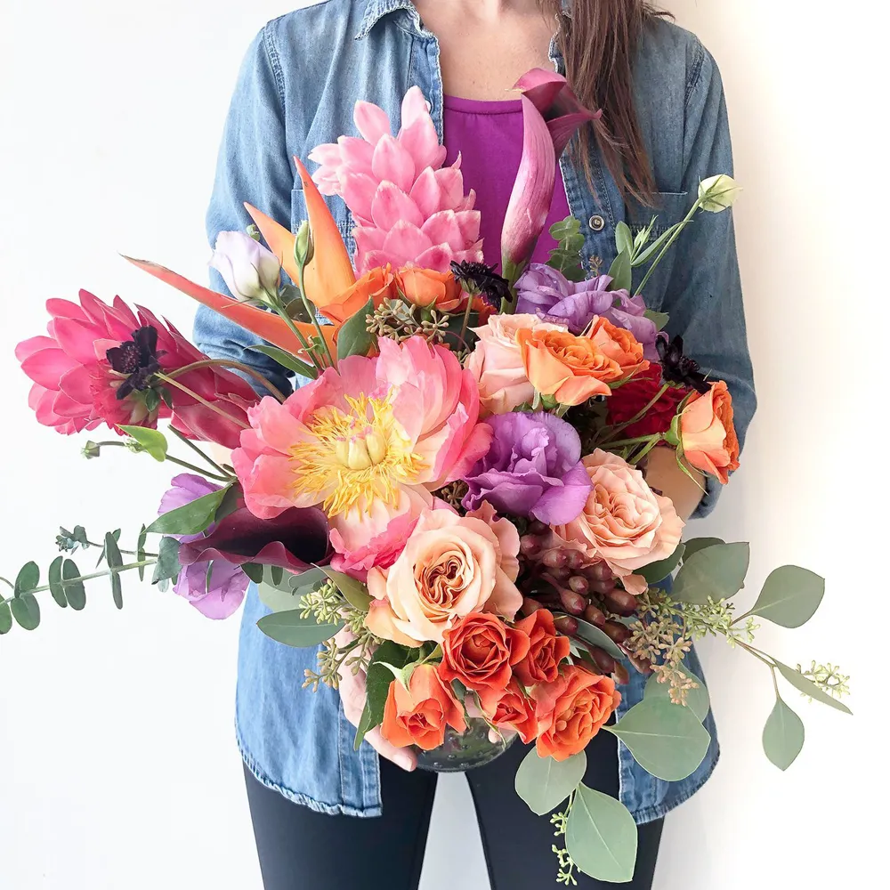 Seasonal Hobnail Arrangement