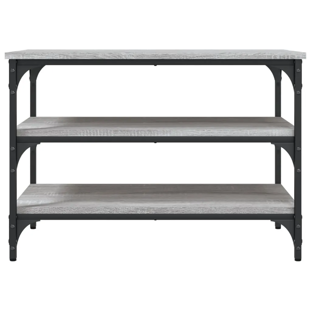 Shoe Bench Grey Sonoma 70x38.5x49 cm Engineered Wood