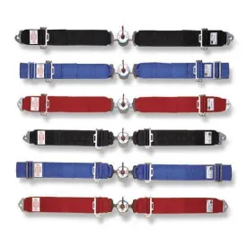 Simpson 3" Camlock Lap Belt - 62" Bolt-In Mount - Pull Up Adjust - Platinum