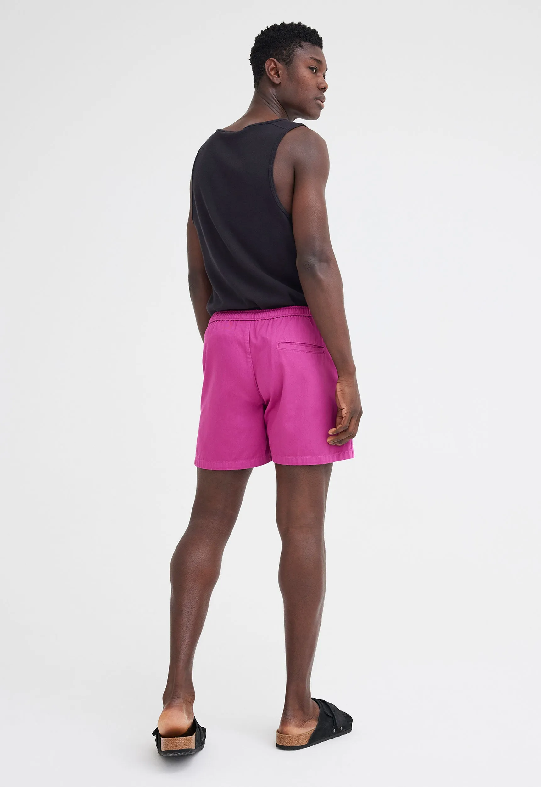 Slater Cotton Short - Cerise Pink