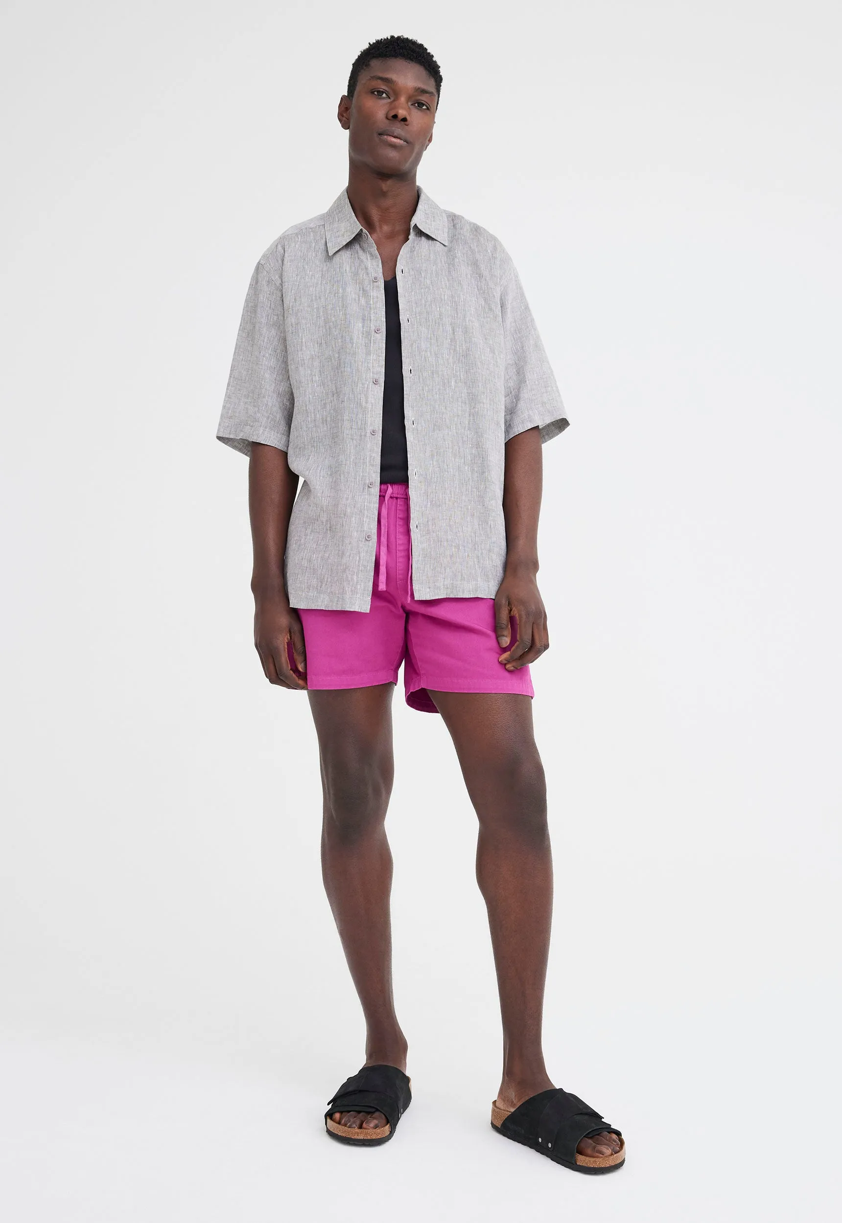 Slater Cotton Short - Cerise Pink