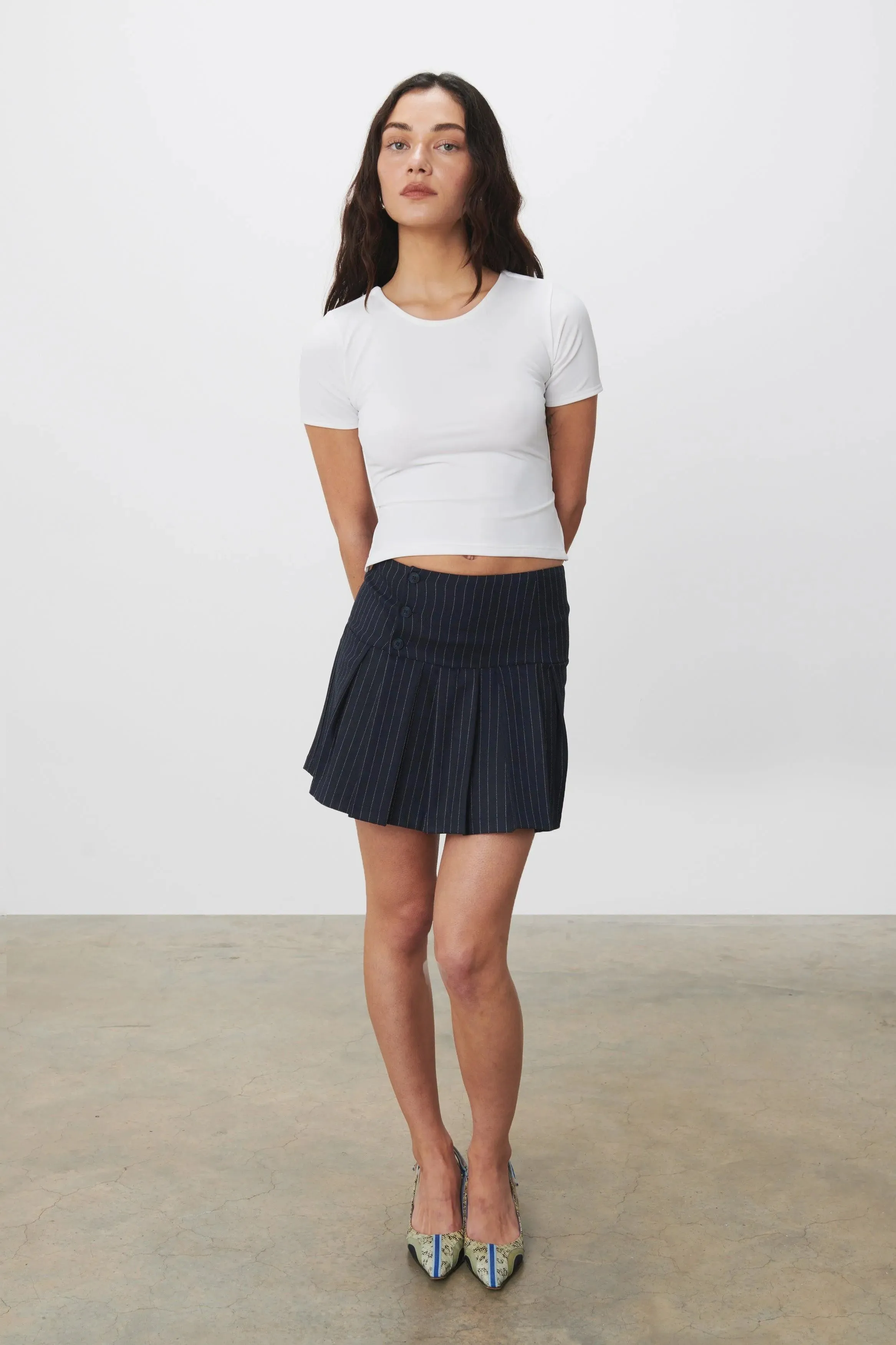 The Mimi Short Sleeve Tee, White