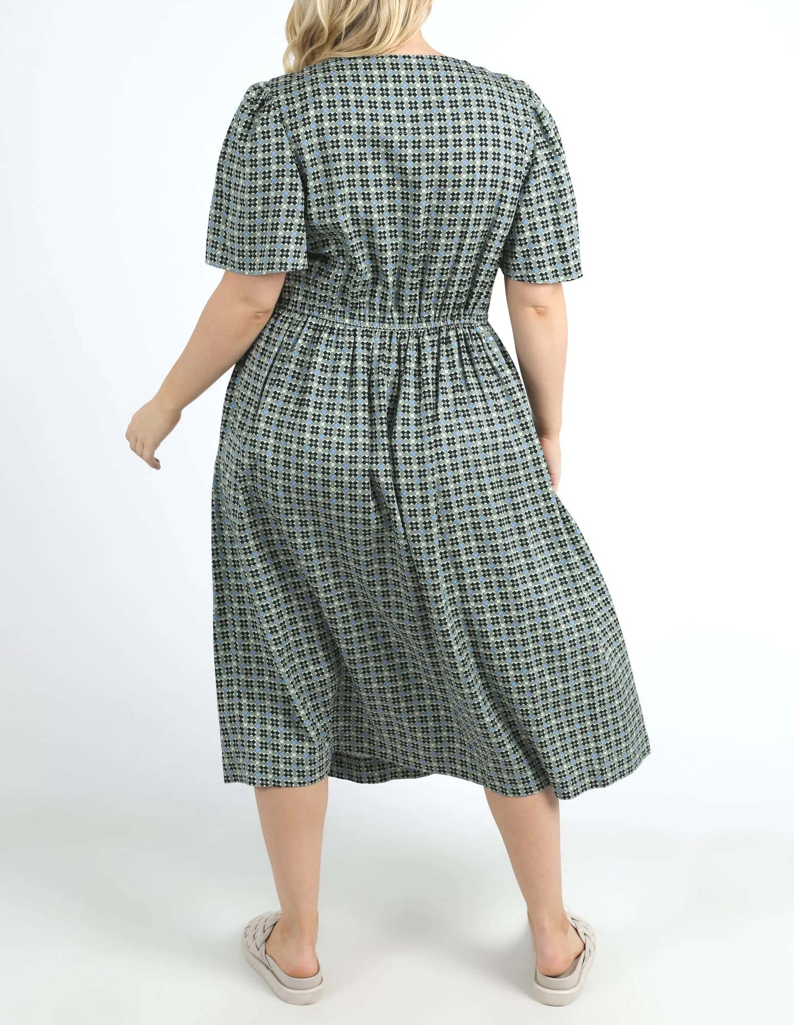 Tile Geo Dress Tile Geo Print
