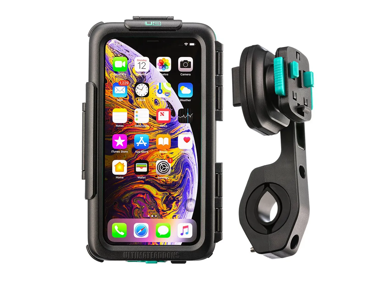 Waterproof Strong Secure Tough Hard Case Bike Mounting Kit for Apple iPhone XR