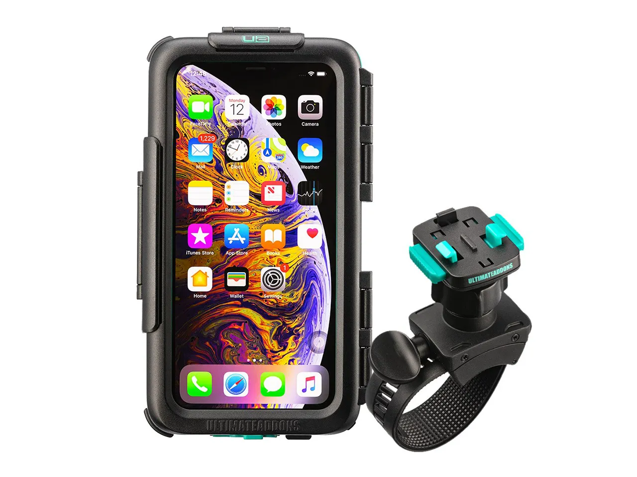 Waterproof Strong Secure Tough Hard Case Bike Mounting Kit for Apple iPhone XR