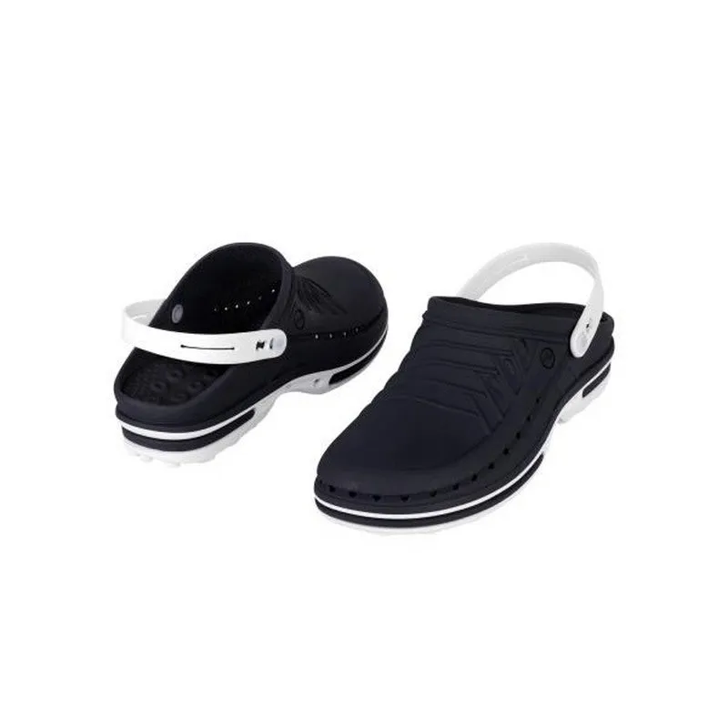 Wock Clog Navy Slip On