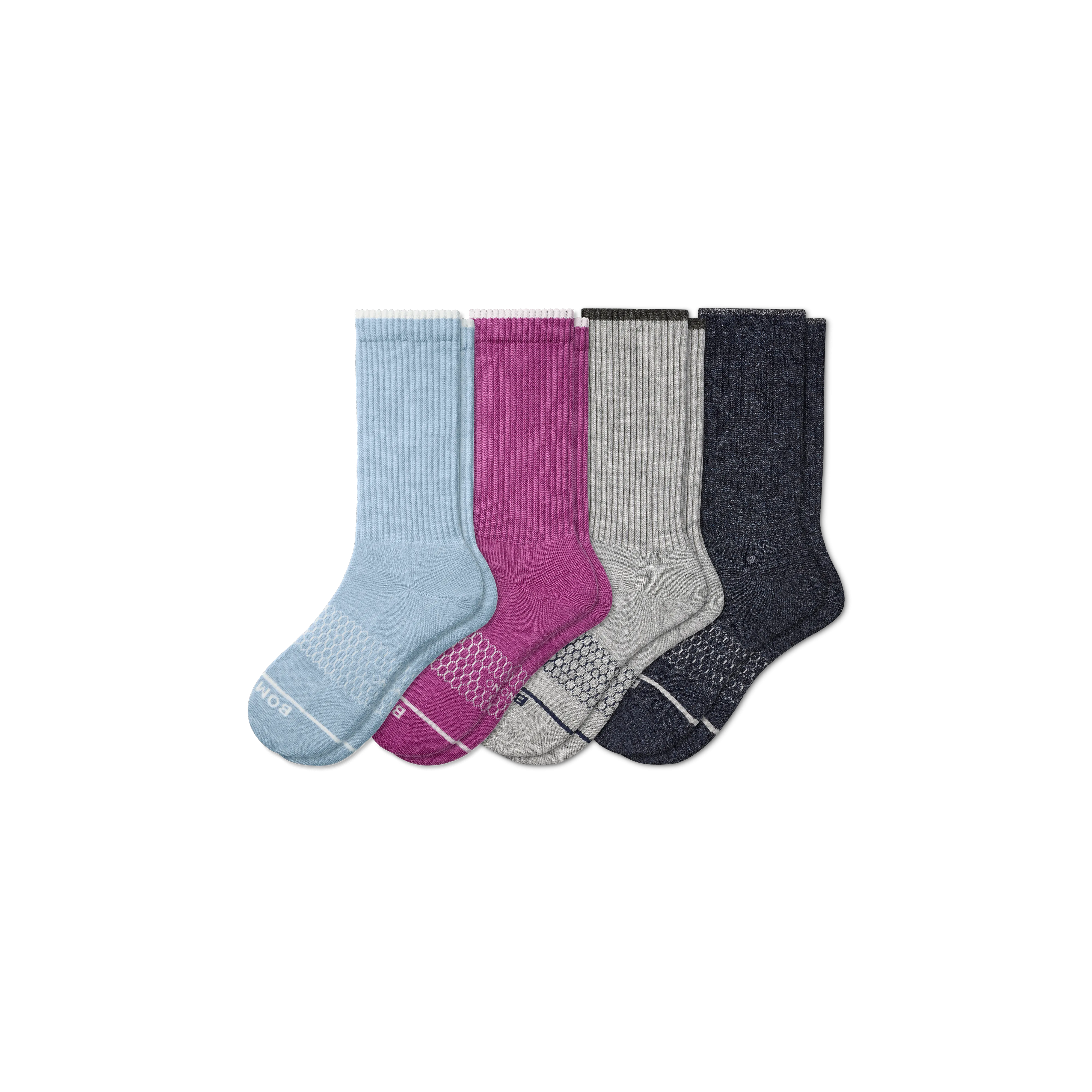 Women's Merino Wool Blend Calf Sock 4-Pack